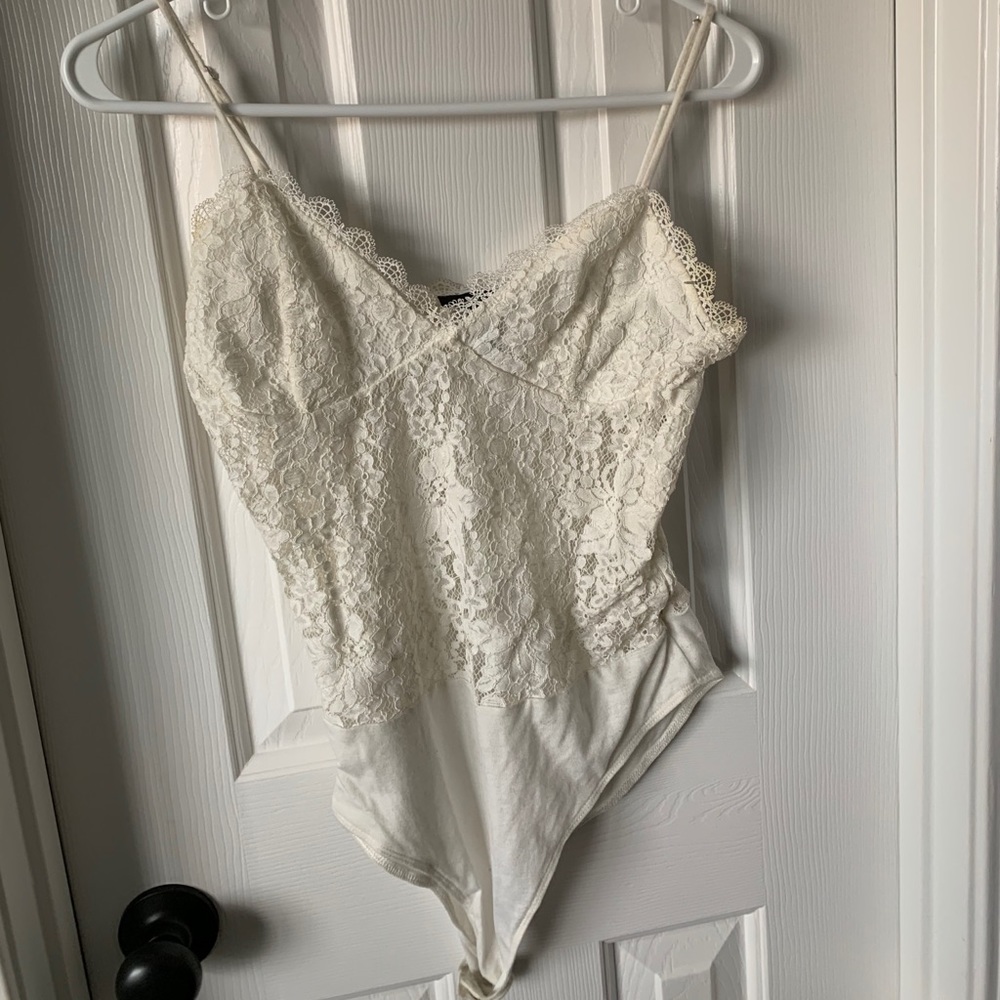 lace white bodysuit